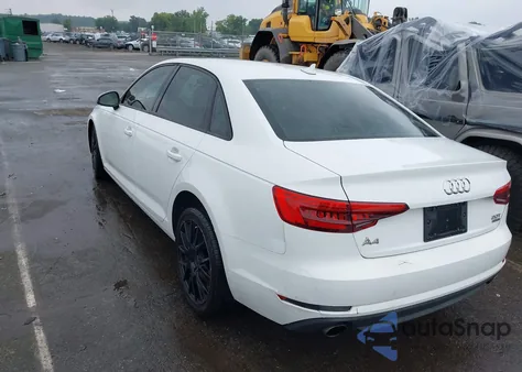 2017 Audi A4 2.0T Premium из США, поврежденный, VIN WAUANAF43HN064115